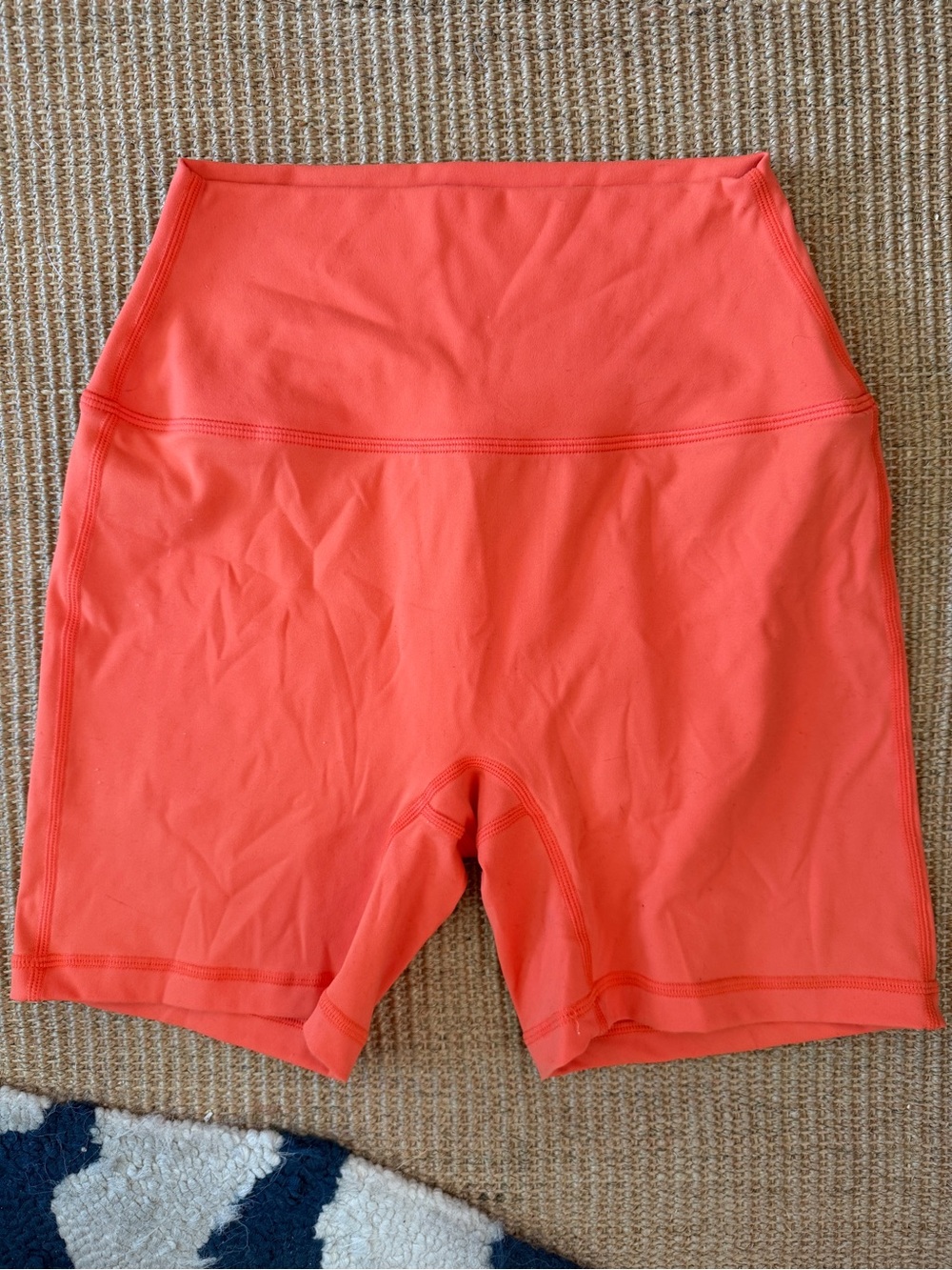 Set Active Sportbody High-Rise Biker Shorts - Orange - Size S